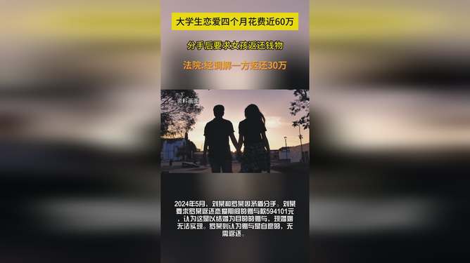 大学生恋爱四个月花费近60万，消费背后的情感投资与价值观深度探讨