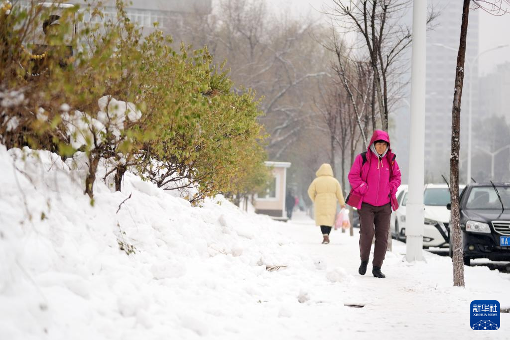 西安雪势如东北，气势磅礴